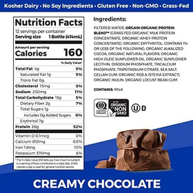On-the-go Orgain ready-to-drink protein shake in creamy chocolate fudge