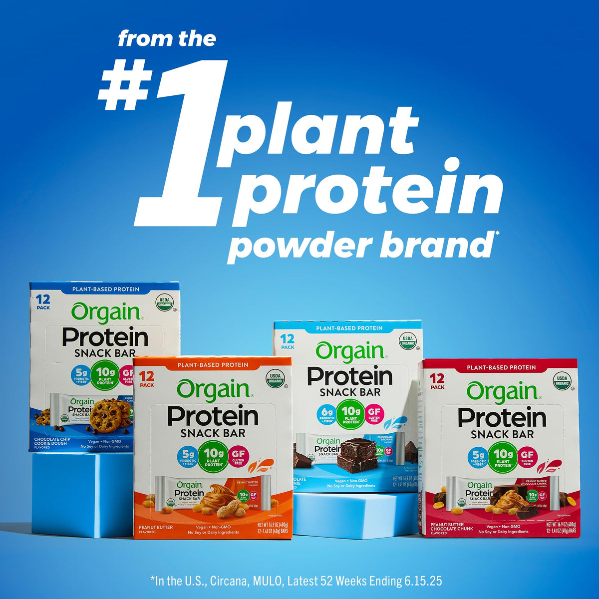 Orgain Peanut Butter Protein Bars snack pack for busy days