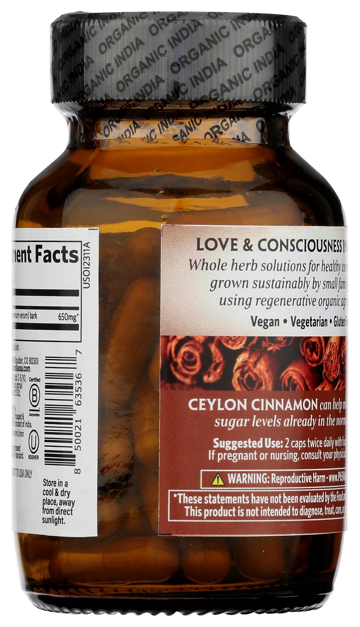ORGANIC INDIA Ceylon Cinnamon farm sunset scene reflects regenerative sourcing and community impact
