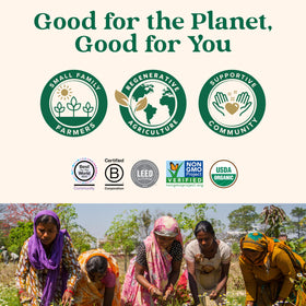 Organic India Kandhamal turmeric harvest image underscoring ethical sourcing and potency