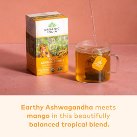Organic India Sleep tea bags invite cozy nighttime relaxation and rest