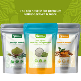 Organic Pharmacist natural aroma close-up of soursop powder