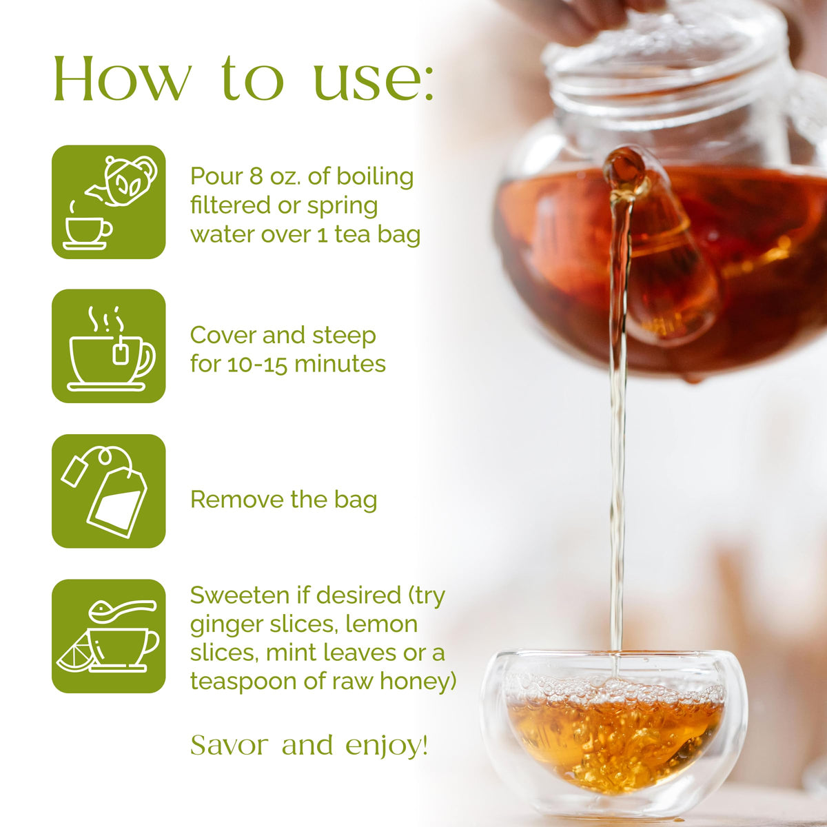 Organic Pharmacist new cotton teabags highlight sustainable packaging and improved tea-bag quality.