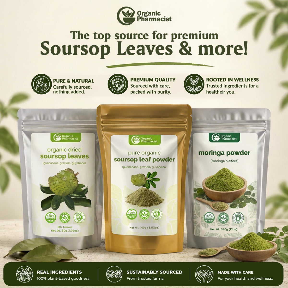 Organic Pharmacist Soursop Tea Bags storage and packaging idea for organized kitchen