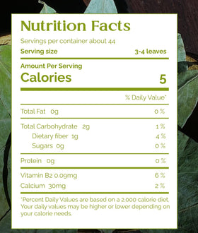 Organic Pharmacist soursop leaves closeup showing natural texture for brewing