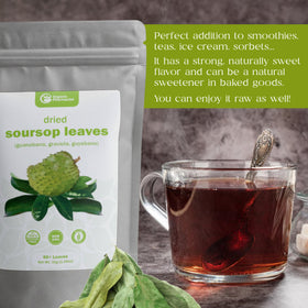 Organic Pharmacist soursop leaves dried texture preserves aroma