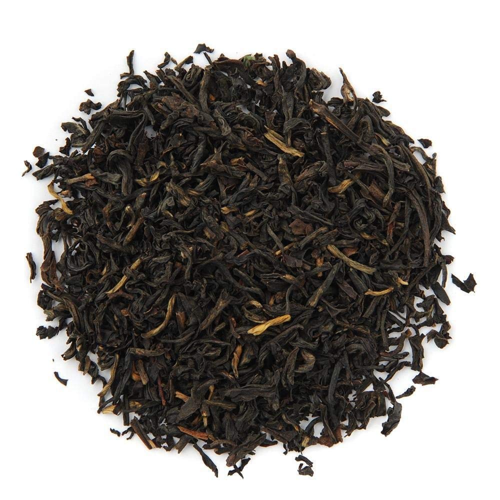Organic Positively Irish Breakfast tea yields around 150–240 cups per pound