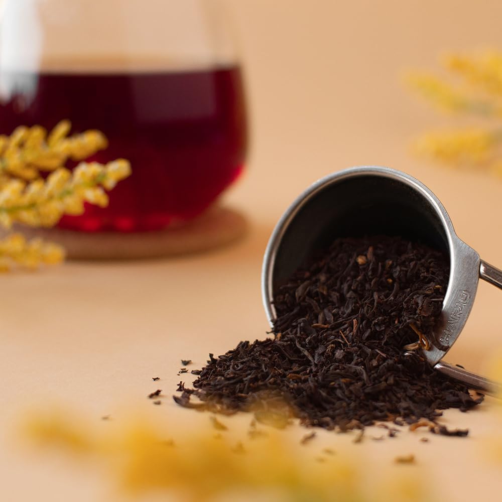 Organic Positively Irish Breakfast tea packaging showing USDA Organic label