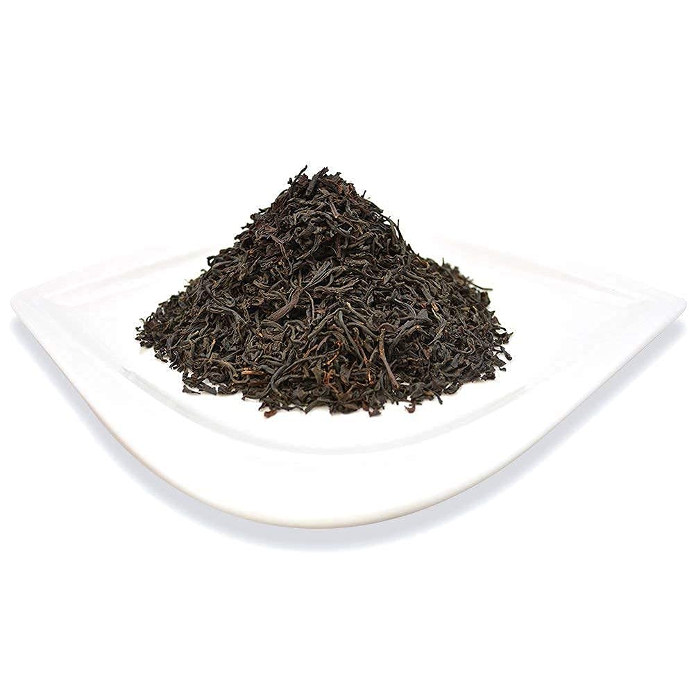 Organic Positively Tea Company Assam TGFOP packaging on shelf for freshness.