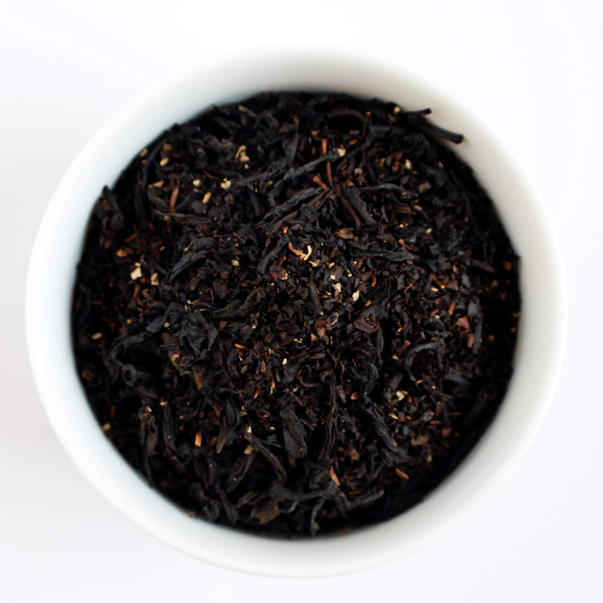 Organic Positively Tea Company blackberry tea with mint, ideal pairing.