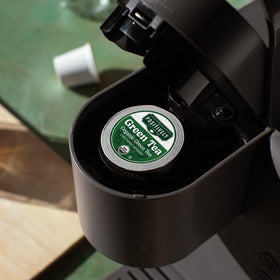 Organic Positively Tea Company BPA-free recyclable pod for sustainable brewing