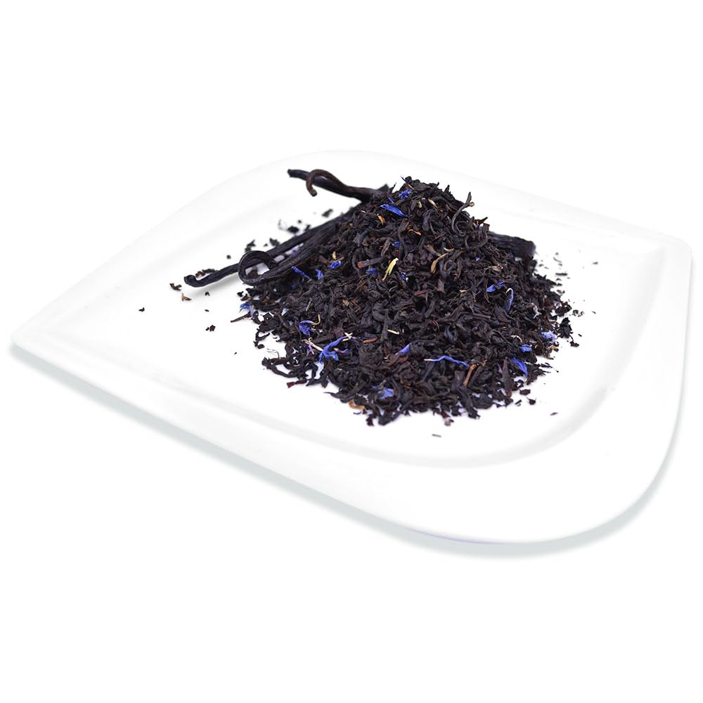 Organic Positively Tea Co gift-ready packaging for Earl Grey Creme loose leaf tea.