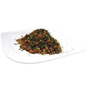 Organic Positively Tea Company Genmaicha measuring spoon for precise, easy brewing.