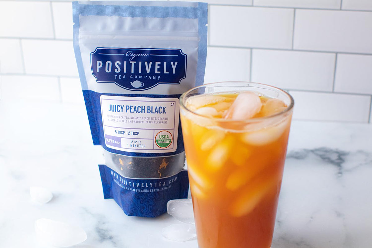 Origin India harvest scene for Juicy Peach Black Tea by Organic Positively Tea Company.