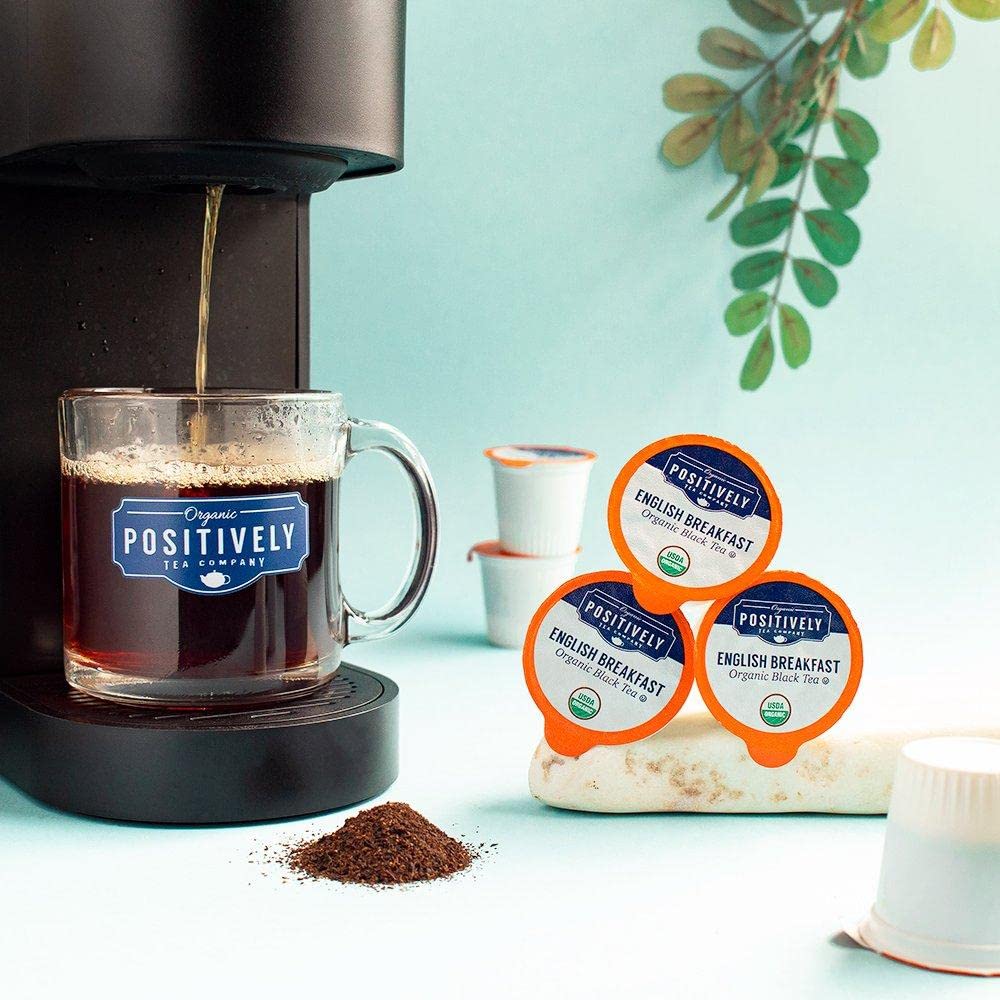 Organic Positively Tea Company steeping ritual in a cozy morning.