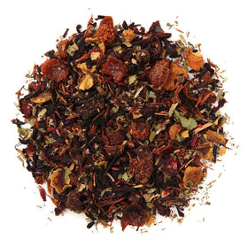 Organic Positively Tea Company's Very Berry Citrus delivers berry-forward aroma and bright, fruity flavor for everyday sips.