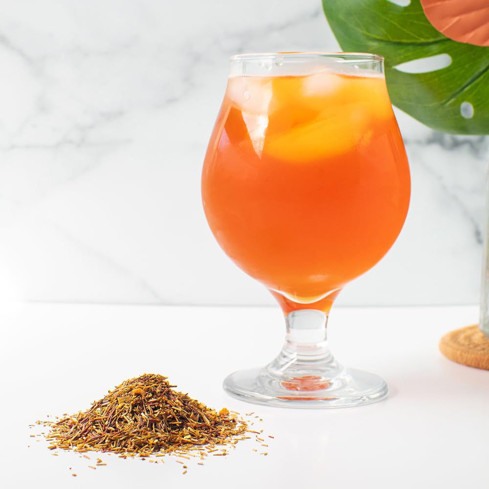 Decaffeinated Island Breeze Rooibos offers a comforting, caffeine-free experience any time.
