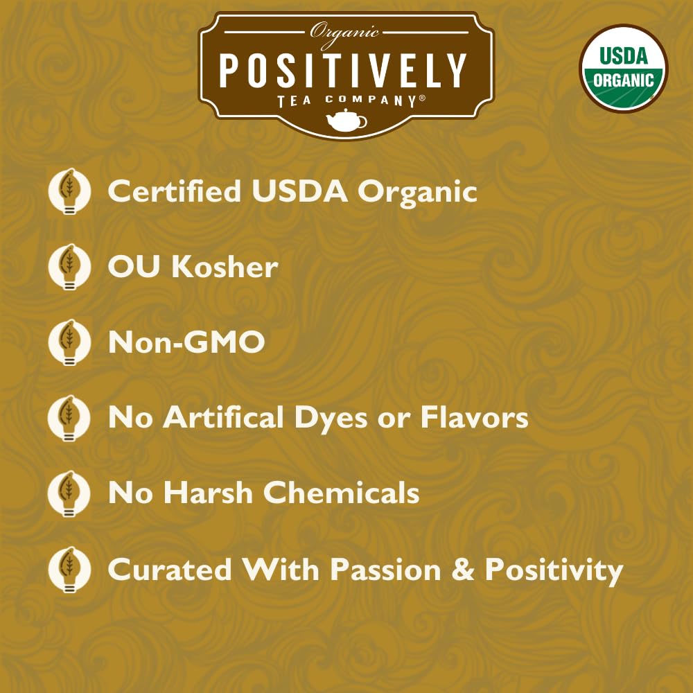 Packaging by Organic Positively Tea Company keeps freshness intact