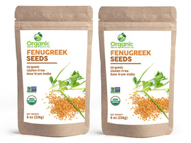 Organic Spice Resource fenugreek seeds in a resealable 16oz pack for lasting freshness