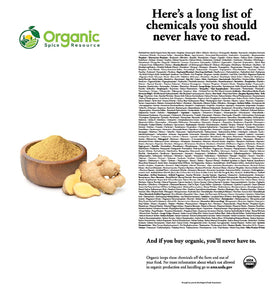 Organic Spice Resource ginger powder used in a cooking scene to flavor dishes