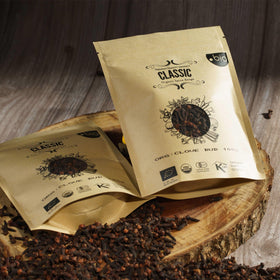 Organic Spice Shop cloves from Sri Lanka, authentic sourcing for flavorful dishes.