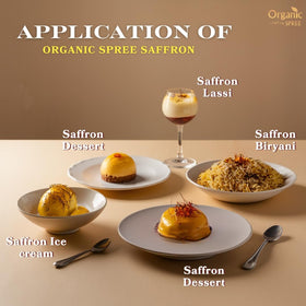 Organic Spree Saffron handpicked process highlights premium quality and ethical sourcing.