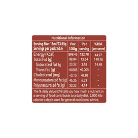 Organic Tattva groundnut oil ingredients closeup with fresh groundnuts.