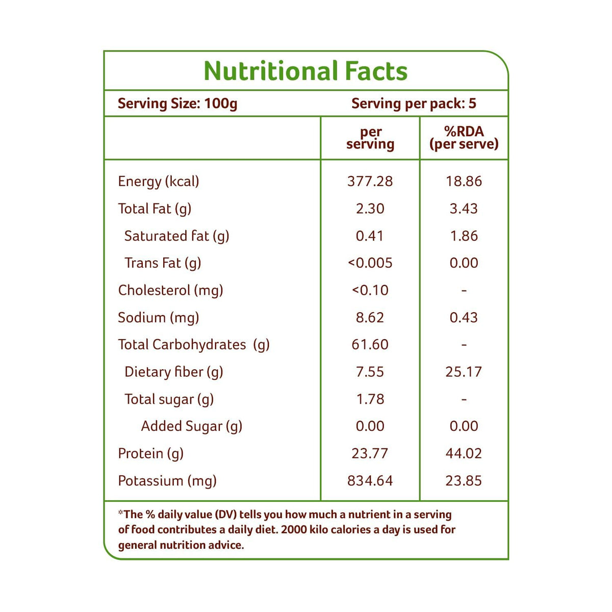 Organic Tattva Mix Dal gluten-free label supports gluten-free meal planning.