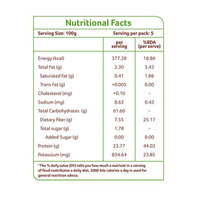 Organic Tattva Mix Dal gluten-free label supports gluten-free meal planning.