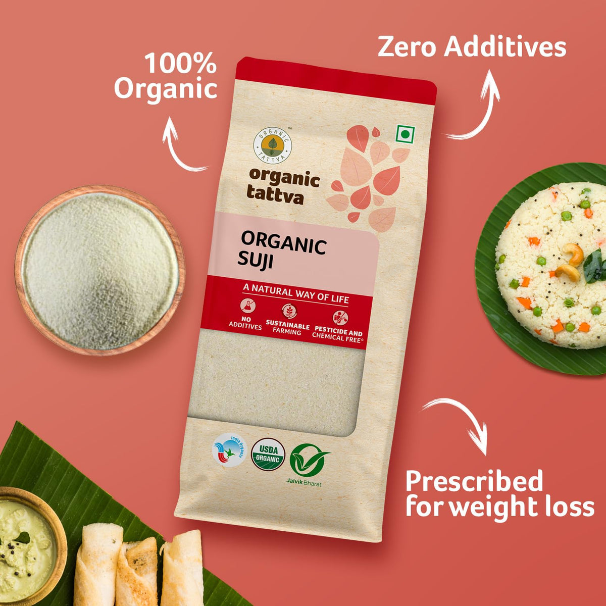 Dough prep scene using Organic Tattva semolina for pasta or breads.