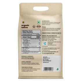 Organic Tattva Sonamasuri Rice in a cooking pot demonstrates versatility for curries and dals.