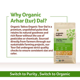 Organic Tattva Toor Dal pantry storage setup for steady pantry stock
