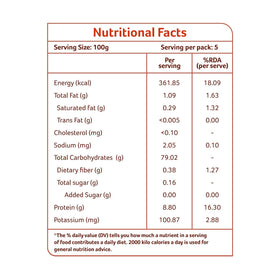 Organic Tattva white rice flour ready-to-use option for vegan and kosher kitchens.