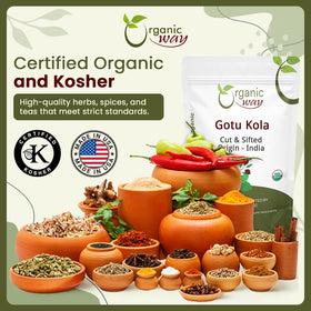 Organic Way 2 oz resealable packaging preserves aroma.