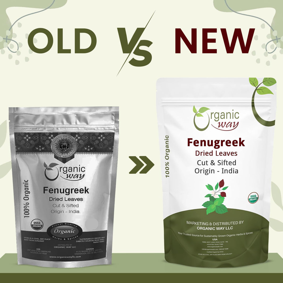 Organic Way fenugreek leaves crushed over curry add depth