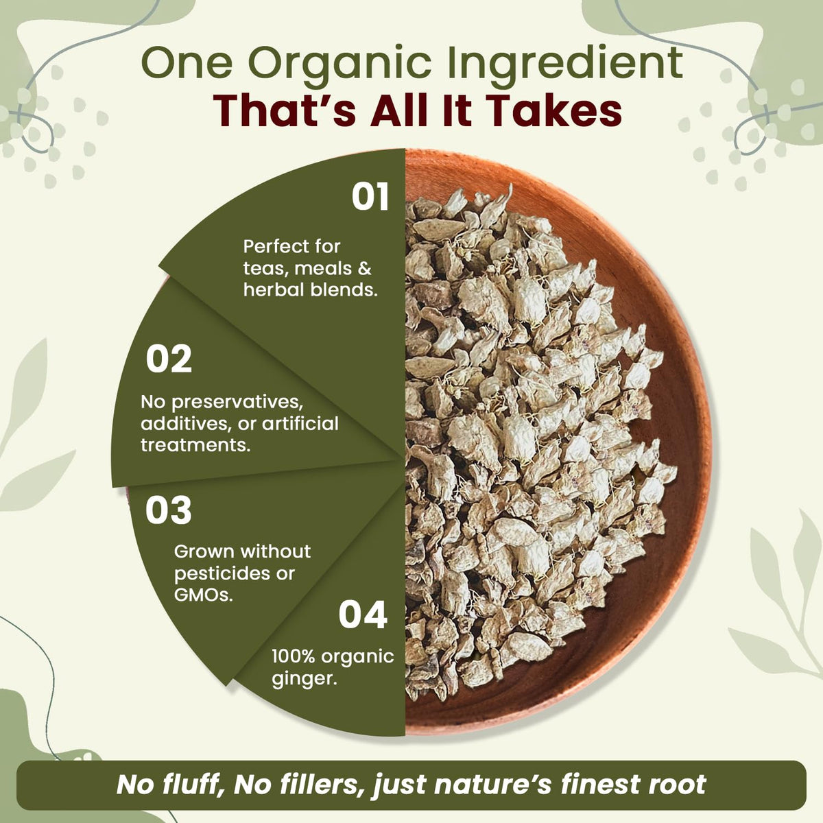 Organic Way ginger spice blend base for sauces and curries.