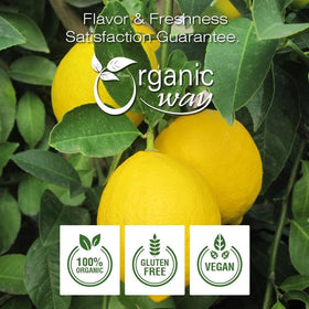 Organic Way lemon peel for baking brings bright citrus twist to cookies and cakes.