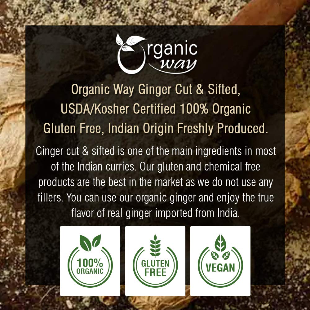 Organic Way pantry staple ginger for daily culinary use.
