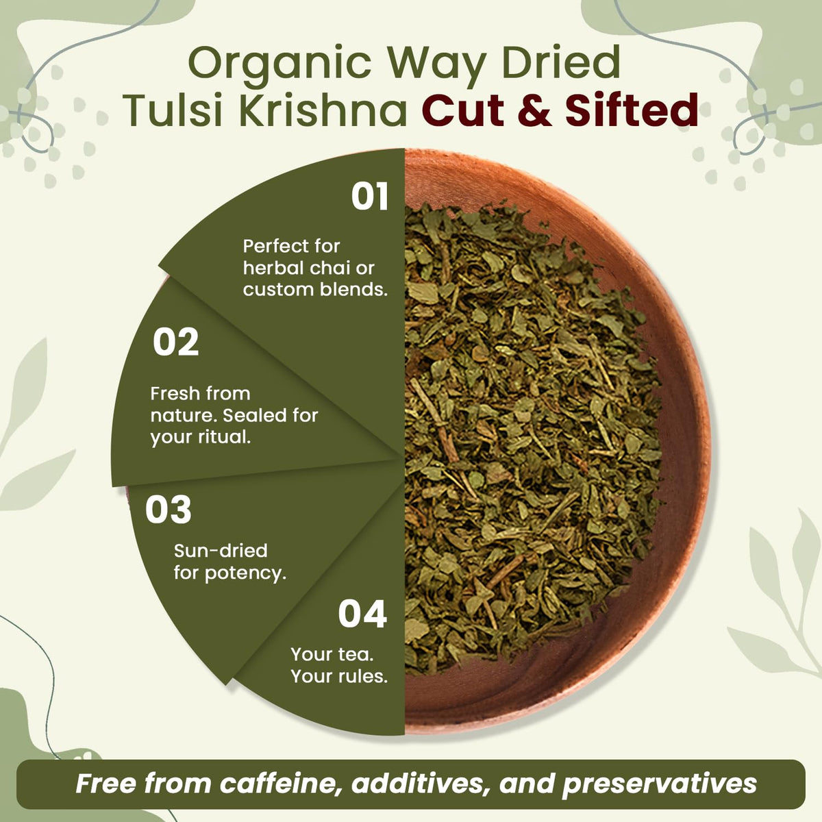 Organic Way Tulsi Krishna fresh packaging showcases premium organic quality in every bag.