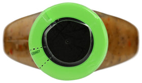 Organicville bottle on a kitchen counter showcasing convenient 8 oz size
