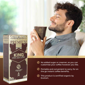 ORGANO King of Coffee aroma-rich cup ready quickly.