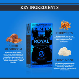 ORGANO Royal Black hot brew option ready in minutes.