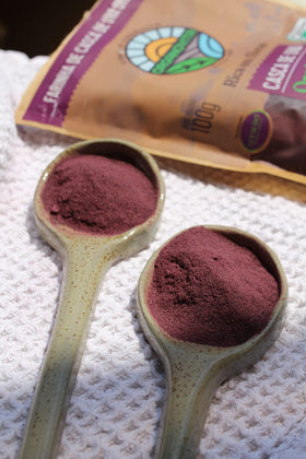 Organovita Grape Skin Powder smoothie – easy antioxidant boost.