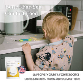 ORGFUN Egg White Powder ideal for baking and neutral texture