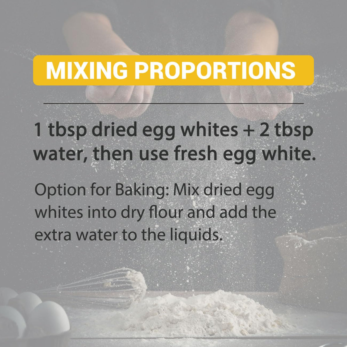 ORGFUN Egg White Powder sealed container for easy scoop access