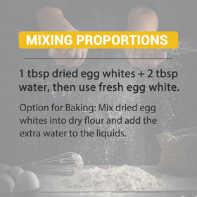 ORGFUN Egg White Powder sealed container for easy scoop access