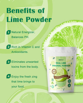ORGFUN lime powder scoop demo for easy recipe measuring