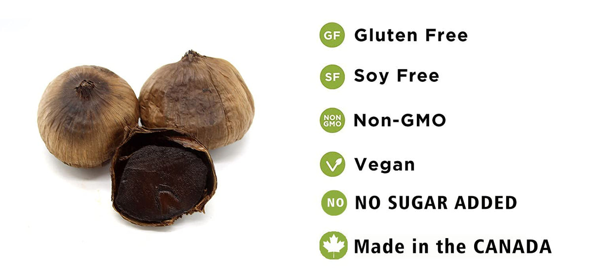 Orgnisulmte black garlic antioxidant potential—adds nutritious depth to dishes.
