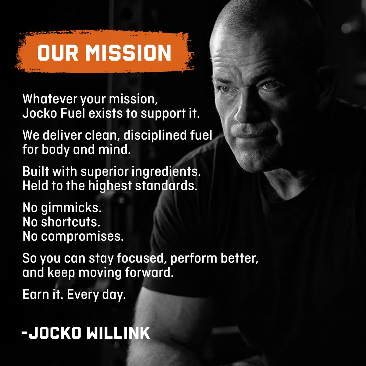 Origin Jocko GO no sugar benefit highlighted for clean focus and alertness.