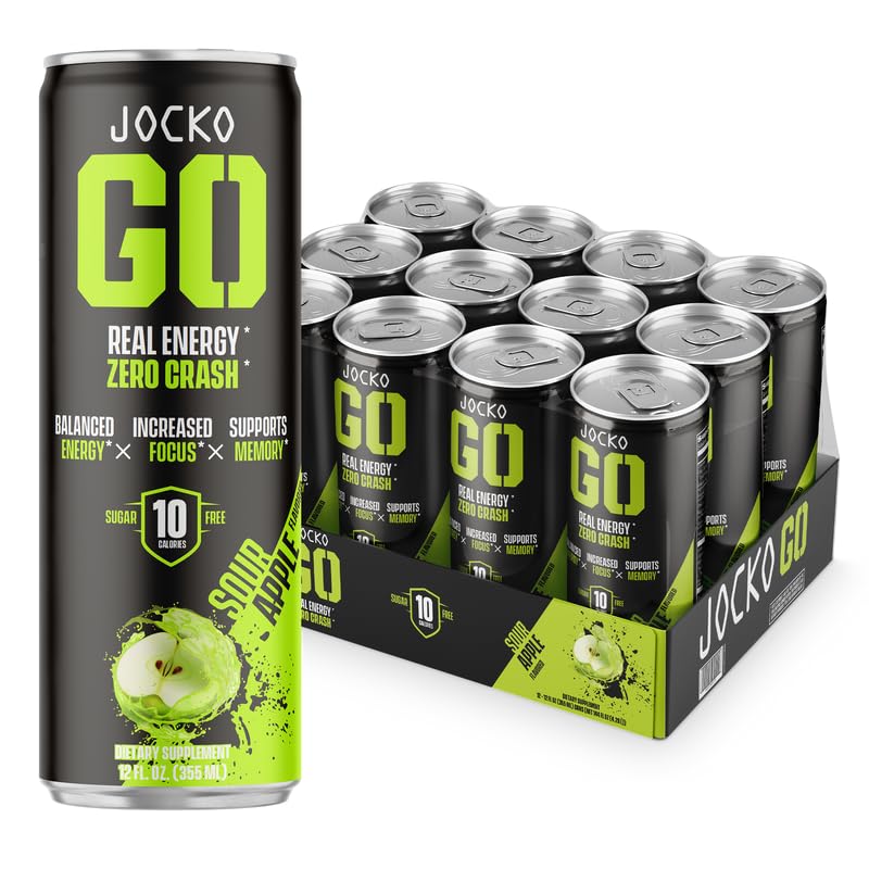 Origin JOCKO GO Sour Apple can close-up for focused energy.